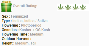 Reserva Privada Kosher Kush